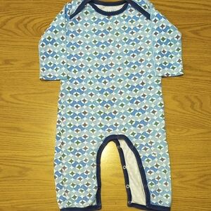 Geometric Patterned Baby Onesie